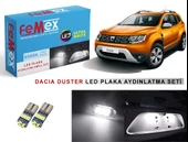 Dacia Duster LED Plaka Aydınlatma Ampul Seti FEMEX Parlak Beyaz - 1