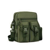 Protector Plus Omuzdan Askılı Küçük Taktik Outdoor Gündelik El Çantası Haki Yeşil - 1