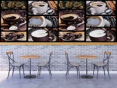 Kahveli Cafe Duvar Kağıdı Baskı thumbnail 4