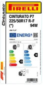 Pirelli 225/50R17 94W Rof Cinturato P7 * D-B-71 Yaz Oto Lastiği (Üretim Yılı: 2024) - 2