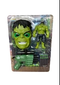 Kutulu Spiderman Maskeli Mermi Fırlatıcılı Fiğür Set - 1
