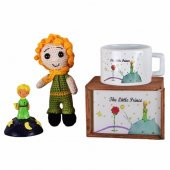 Küçük Prens Üçlü Set Amigurumi Küçük Prens 16 Cm Küçük Prens Kutulu Kupa Biblo Hediye Seti - 1