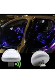 FRT Ottoman Araç Içi Oto Araba Disko Topu Sese Duyarlı Led Usb Led Lamba - 2