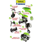Taral 210M Honda GP200 6.5 Hp Benzinli Çapa Makinesi - 5