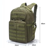 Taktikal Taktic 50 LT Sırt Çantası Haki yeşil thumbnail 6