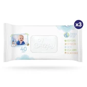 Sleepy Bio Natural Islak Havlu Mendil 3x40 120 Yaprak - 2