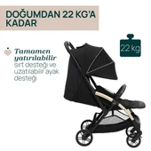 Chicco Goody XPlus Bebek Arabası Black Re Lux - 7