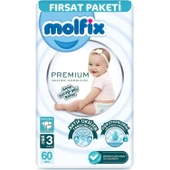 Molfix Premium Bebek Bezi Fırsat Paketi 3 Beden 4-9 Kg 60 Adet - 1