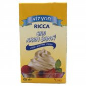 Vizyon Ricca Bitkisel Sıvı Krem Şanti Şekerli 1 lt - 1