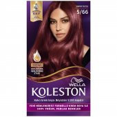 Koleston Kit Saç Boyası  5/66 Şarap Kızılı - 1