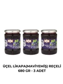 ÜÇEL LİKAPA(MAVİYEMİŞ) REÇELİ 680 GR - 3 ADET - 1