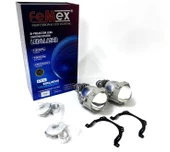 FEMEX VİDALI Bİ-LED FAR İÇİ LED MERCEK 2,5 INC KISA UZUN BİRLİKTE (VİDALI SOMONLU) P20 - 1