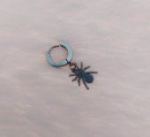 Çelik Klips Sallantılı Bayan Erkek Küpe Stainless steel kararmaz Örümcek Küpe - 1