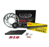 ZİNCİR DİŞLİ SETİ DUCATI MONSTER (600 cc) (2000-2001) / DUCATI / MONSTER / 600cc / ZİNCİR: DID-520VX3 (Çelik)-102 / ÖN-ARKA DİŞLİ : JT (15T-46T) / 2000-2001 - 1