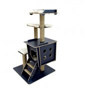 Orj Çok Katlı Minderli Tırmalamalı Kedi Yuvası Large 6 - 2