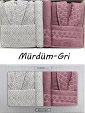 Özdilek Bornoz Takımı Diamond Aile Seti Bornoz Takımı - 3