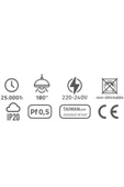 Çok Kaliteli 40 Watt, 3600 Lümen Beyaz Işık Torch Ampul, Tasarruflu, Kaliteli E27 Duy Led Ampul - 8