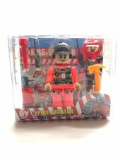 Figür Oyuncak Asker & Polis & İtfaiye & İşçi Lego 4 Lü Seti thumbnail 4