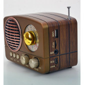 Meier M-161BT Bluetooth Radyo Müzik Kutusu MP3 14 Cm-kahverengi - 2