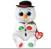 Ty Beanie Bellies Oturan Peluş Kardanadam Weatherby 24 cm - 1