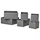 SUMUHOME SKUBB HURÇ KUTU SETİ KOYU GRİ 6 PARÇA - 1