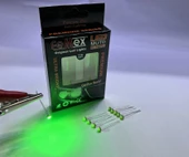 FEMEX PREMİUM 10'LU İNCE BACAKLI KIL LED 3030 CHİPSET 1SMD MİNİ LED AMPUL YEŞİL - 1