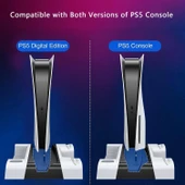 Hepu TP5-1511 PS5 Şarj ve Soğutucu Stand | DualSense Uyumlu Hızlı Şarj İstasyonu - 4