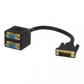 FRISBY FA-6660C DVI-I ERKEK= 2 VGA DİŞİ ÇOKLAYICI - 2