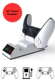 Hepu TP5-0508B Ps5 Joystick Şarj Standı Dualsense Göstergeli Şarj İstasyonu - 5