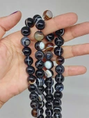 Göz Akik Taşı Dizi 12mm (53390) thumbnail 1