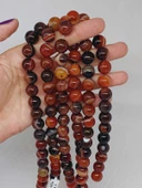 Akik Taşı Dizi 12mm (53382) thumbnail 1