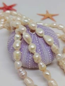 İnci Dizi Beyaz Doğal Parçalar 6-9mm Aralığı (53344) thumbnail 5