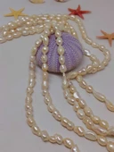 İnci Dizi Beyaz Doğal Parçalar 6-9mm Aralığı (53344) thumbnail 2