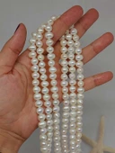 İnci Dizi Beyaz Royal Quality 7.5*9.5mm (53328) thumbnail 1