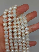 İnci Dizi Beyaz Royal Quality 7.5*9.5mm (53328) thumbnail 4