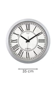 ROMA RAKAMLI GRİ DUVAR SAATİ 35 CM - 3
