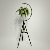 Dekoratif Metal Çiçeklik Saksı Askısı Dekoratif Saksılık - 2