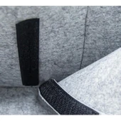 BabyJem Keçe Anne Bebek Bakım Çantası 772 Gri Çiçek thumbnail 5