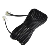 TELEFON HAT KABLOSU 10MT SİYAH (AVD-62) - 1