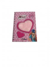 WINX 14*20 SERT KAPAK PELUŞ GÜNLÜK DEFTERİ 96 YAPRAK - 1