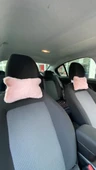 Yumuşak Peluşlu Ortopedik Araba Seyahat Boyun Yastığı 2'li Pudra Pembe - 3