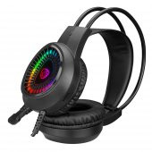 KULAKLIK HYTECH HY-G3 EAGLE SİYAH 7.1 USB SURROUND RGB LEDLİ GAMİNG OYUNCU MİKRAFONLU KULA - 4