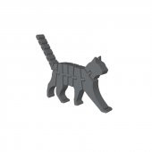 3D Baskı Hareket Edebilen Oyuncak Kedi Model 01 - 2