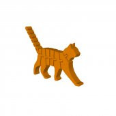 3D Baskı Hareket Edebilen Oyuncak Kedi Model 01 - 10
