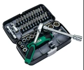 Elta 1/4'' Altıköşe Cırcırlı Lokma Anahtar ve Bits Uç Seti 38 Parça - 3