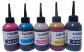 CANON MP500 530 600 5X100ML MUADİL MÜREKKEP SETİ DURUINK 5 RENK  KARTUŞ DOLUM MÜREKKEBİ thumbnail 2