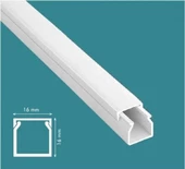 Mutlusan Canalex 16x16 Yapışkansız Kablo Kanalı 250 Metre - 2