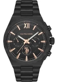 U.S. Polo Assn. USPA1030-02 Siyah Çelik Erkek Kol Saati - 1