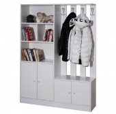 Chic Life Mekbuda Ayakkabılıklı Vestiyer Portmanto - Beyaz - 4