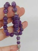 Ametist Taşı Tesbih 33Lük 6mm (1258) thumbnail 4